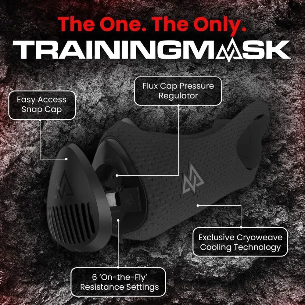 TRAININGMASK 3.0 Performance Breathing Trainer -Altitude Training Mask Stamina,